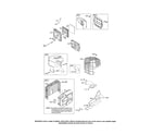 Briggs & Stratton 21T200 (0110-0116) muffler/air cleaner diagram