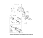 Briggs & Stratton 21T215-0110-G1 starter motor/rewind starter diagram