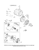 Starter motor/rewind starter