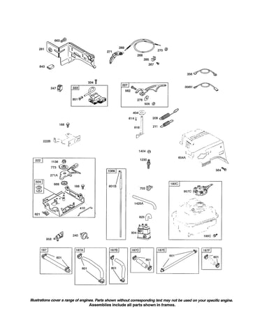 Fuel tank/control bracket