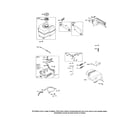 Briggs & Stratton 216300 (0036-0570) fuel tank/conrol bracket diagram