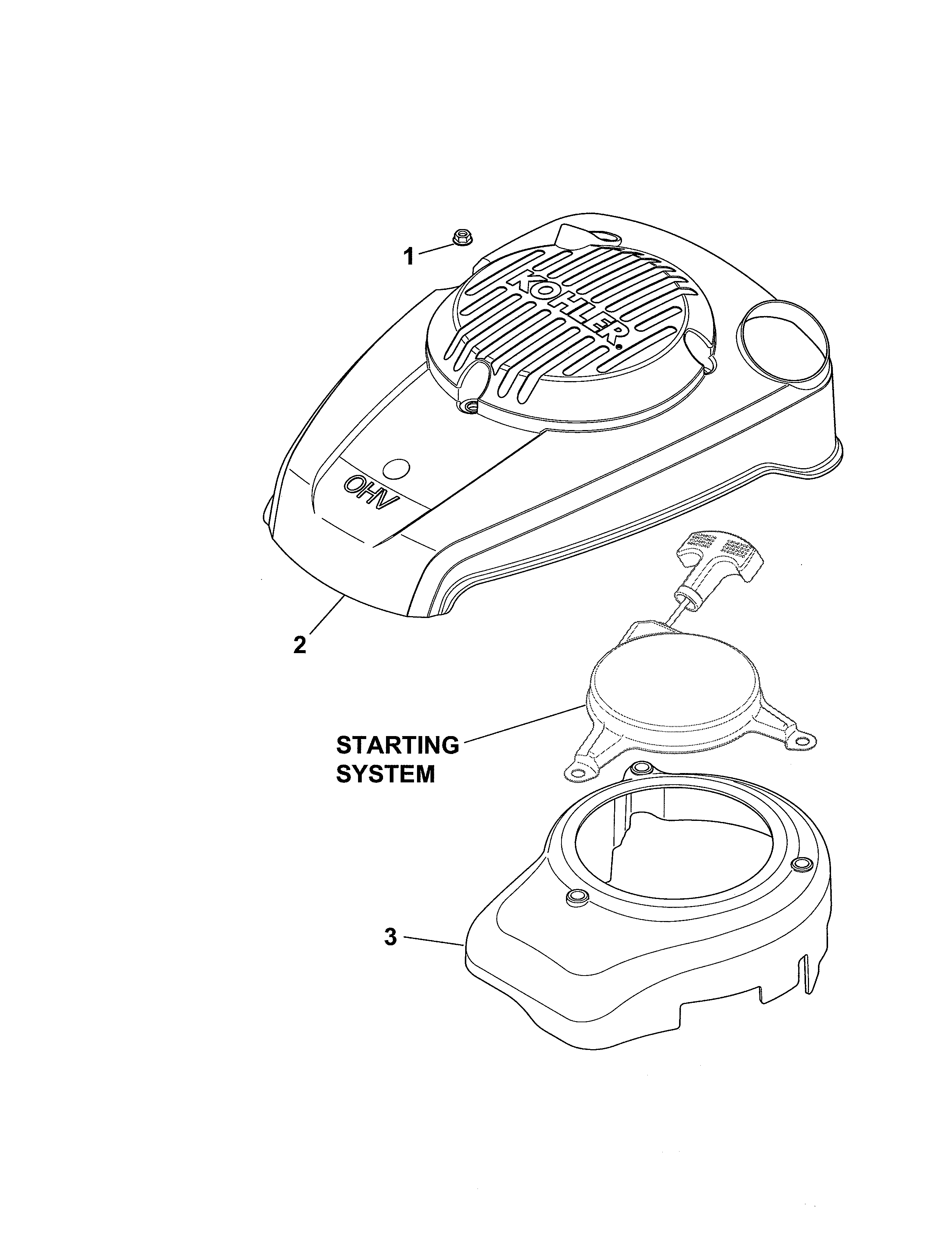 BLOWER HOUSING/BAFFLES