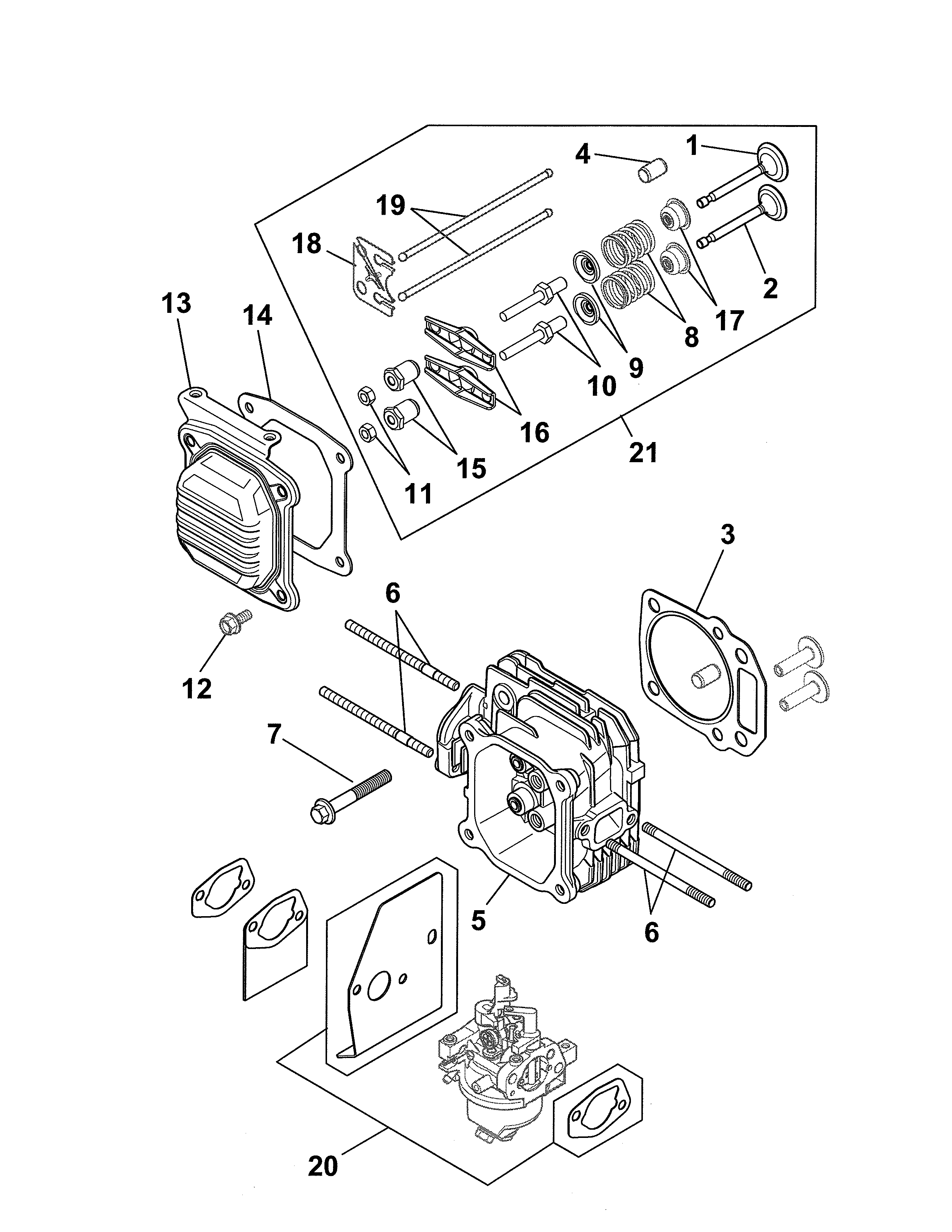 HEAD/VALVE/BREATHER