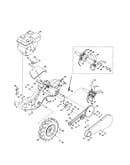 Engine/tines/wheels