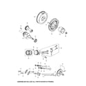 Honda GX390T2 crankshaft/flywheel diagram