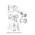 Honda GX390T2 fuel tank/starter diagram
