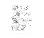 Briggs & Stratton 126T02-0321-B1 muffler/air cleaner diagram