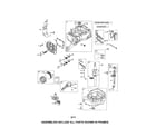 Briggs & Stratton 126L02-0150-F1 cylinder/crankshaft/sump diagram