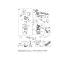 Briggs & Stratton 126L02-0150-F1 carburetor/fuel tank/muffler diagram