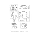Briggs & Stratton 126L02-0150-F1 rewind starter/blower housing diagram