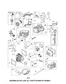 Cylinder/crankshaft/sump