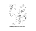 Briggs & Stratton 111P02-0114-F1 carburetor/fuel tank diagram