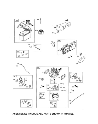 Fuel tank/carburetor