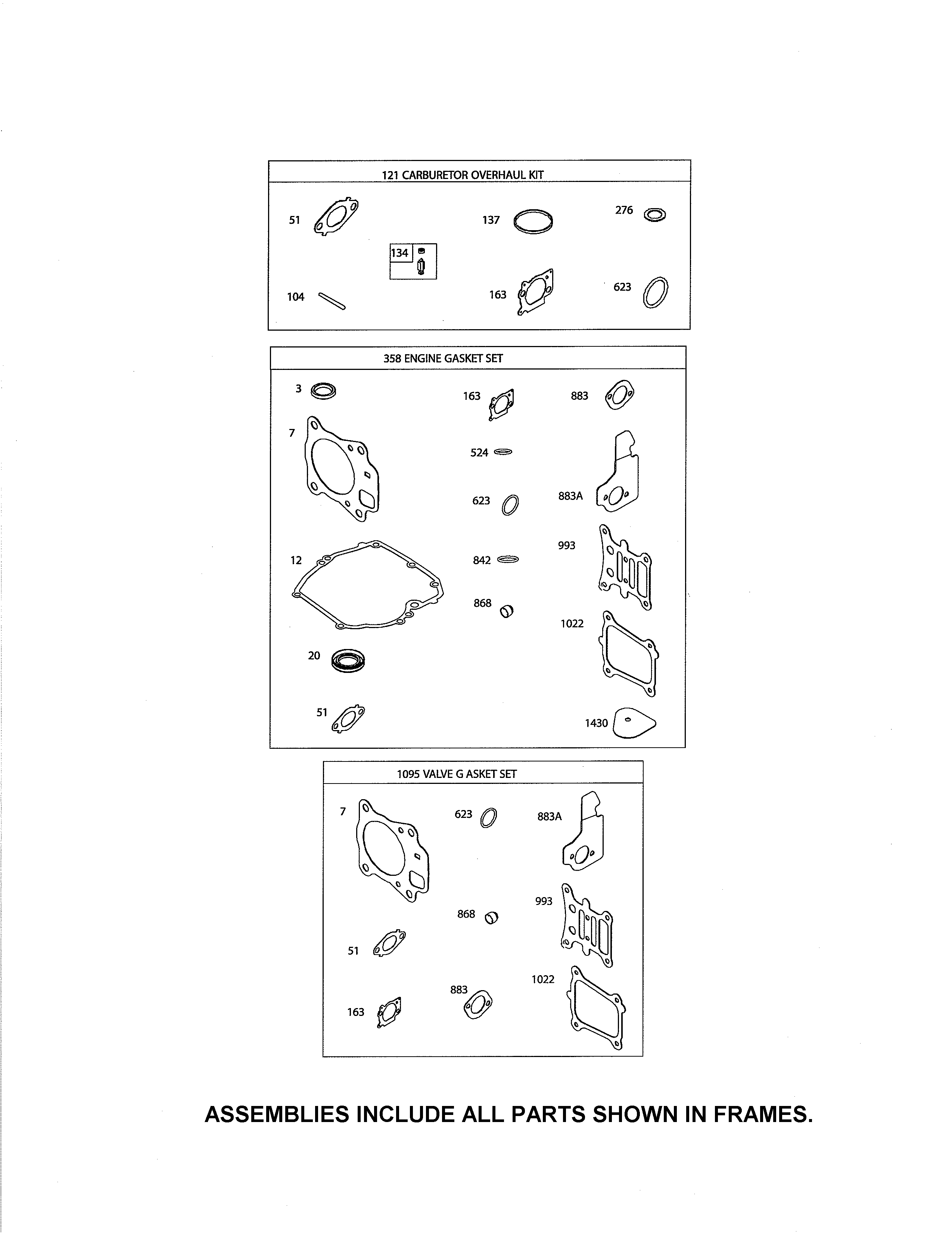 GASKET SETS