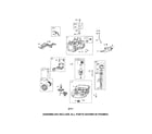 Briggs & Stratton 121S02-0123-F1 cylinder/crankshaft/sump diagram
