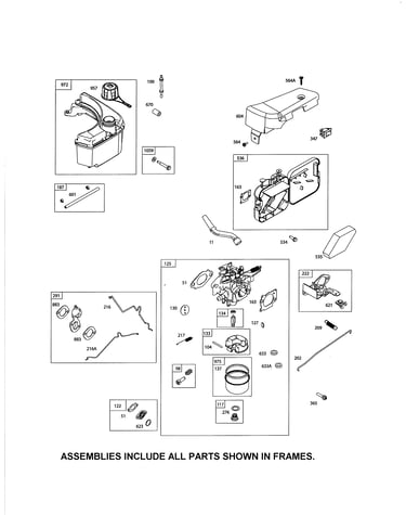 Fuel tank/carburetor