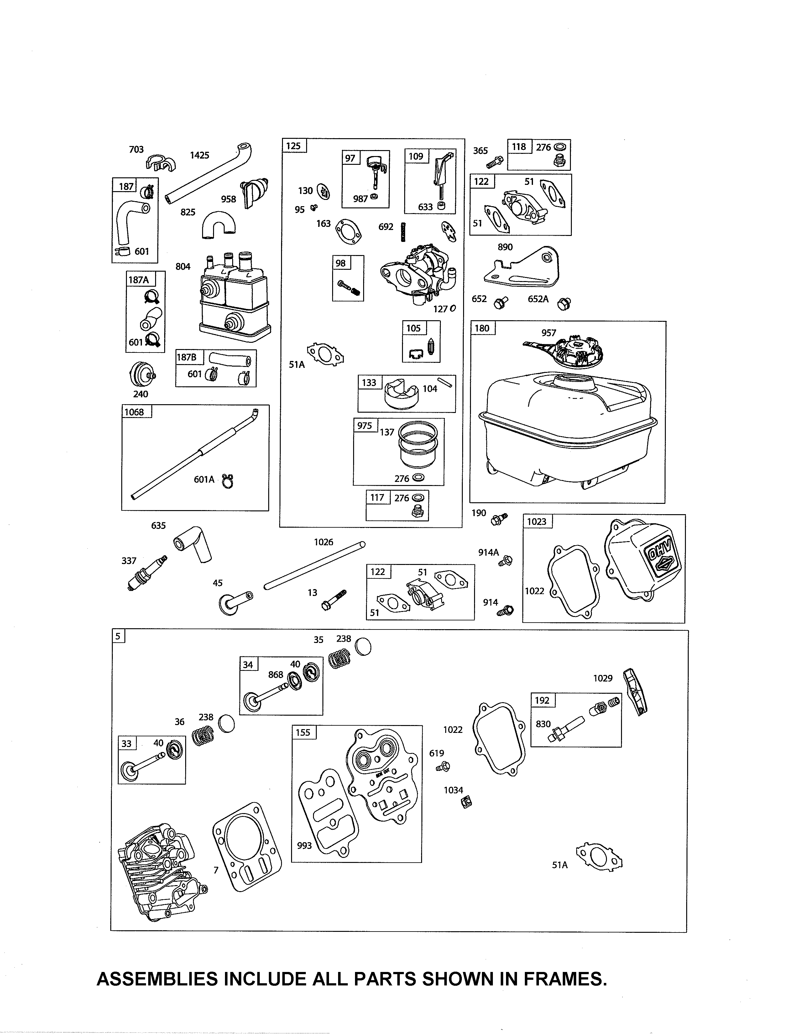 Carburetor/head cylinder