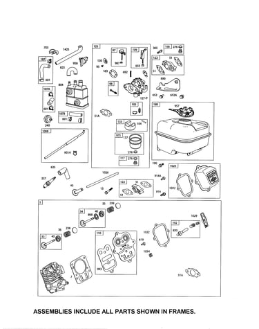 Carburetor/head cylinder