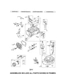 Cylinder/crankshaft/sump