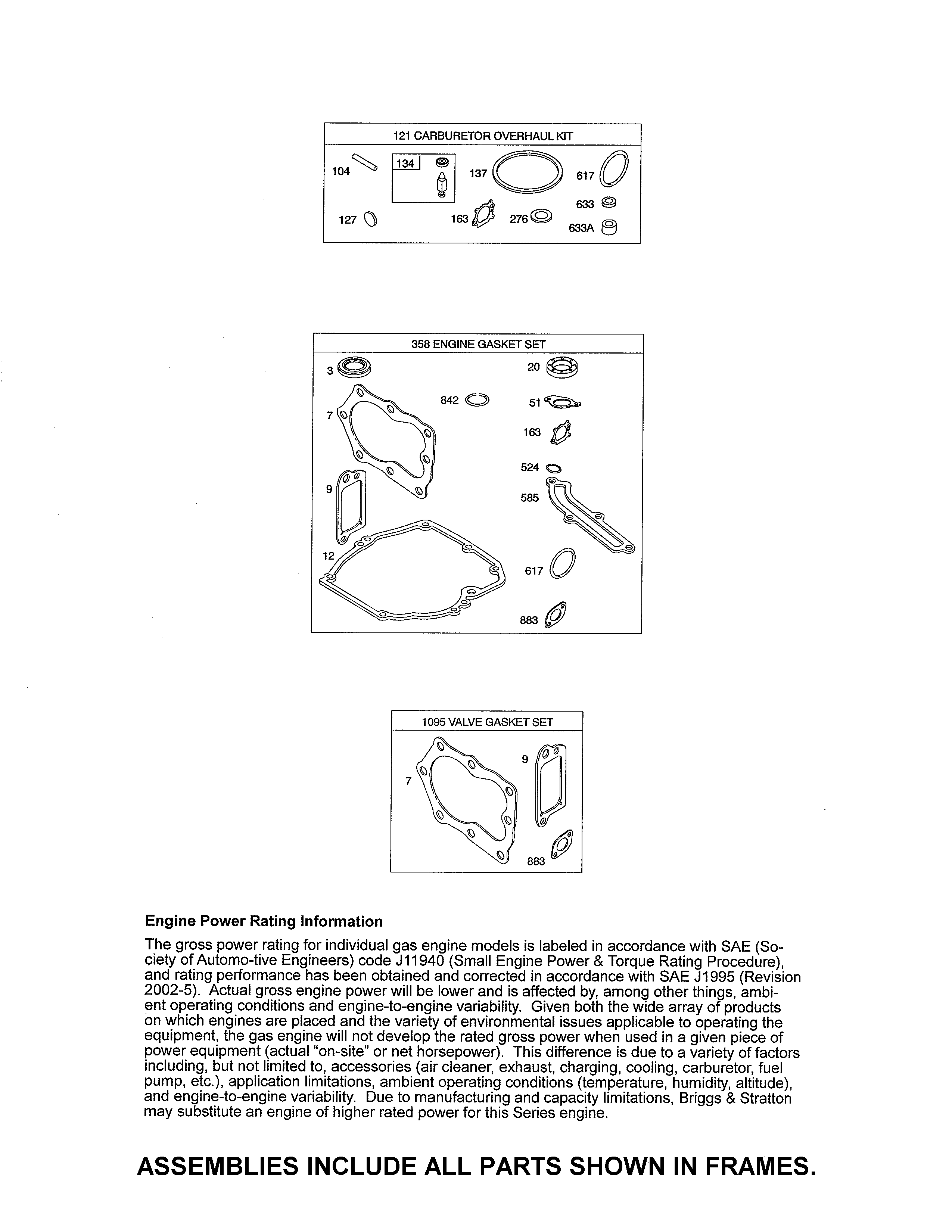 GASKET SETS