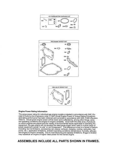 Gasket sets