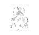 Briggs & Stratton 126L05-1562-F1 cylinder/crankshaft/sump diagram