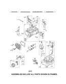 Cylinder/crankshaft/sump