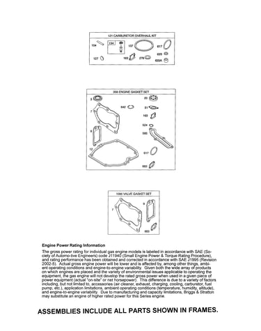 Gasket sets