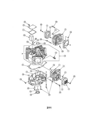 Cylinder/crankcase