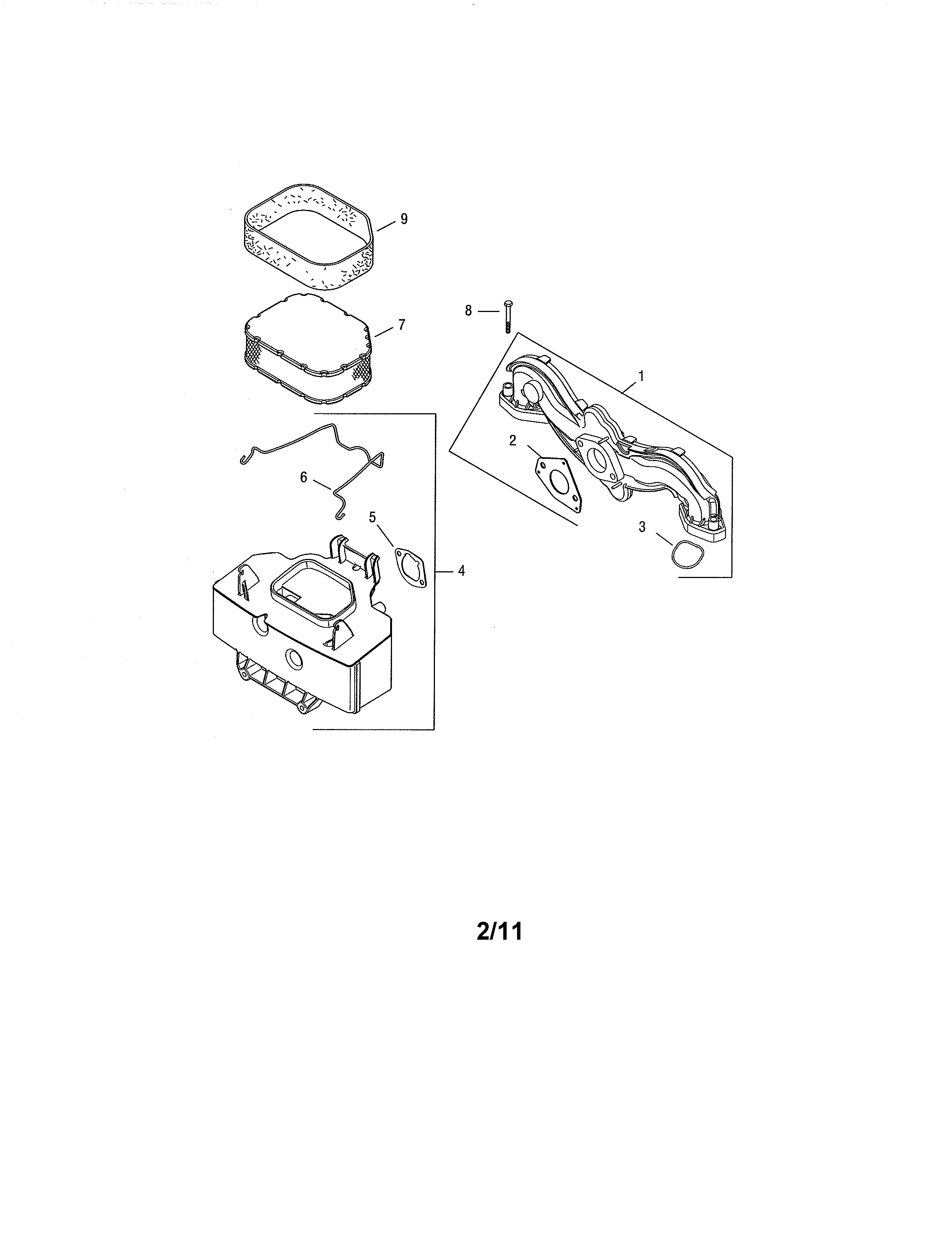 Oem engine - air intake/filtration