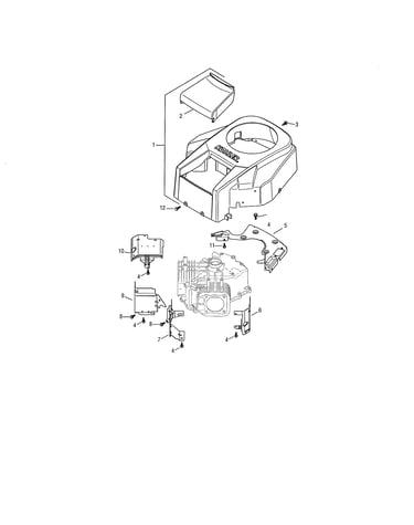 Blower housing/baffles