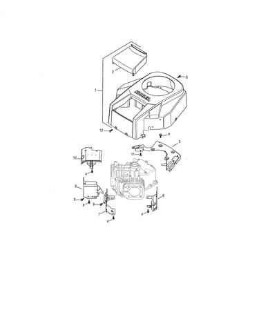 Blower housing/baffles