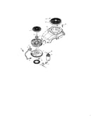 Starter/flywheel/blower housing