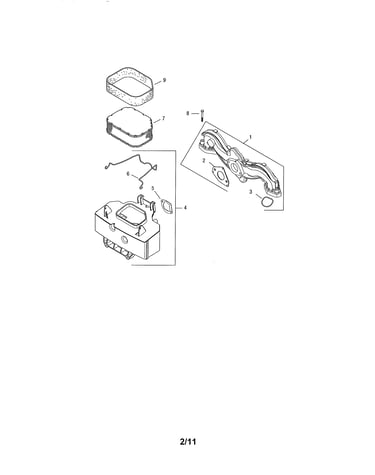 Twin cylinder - air intake/filtration
