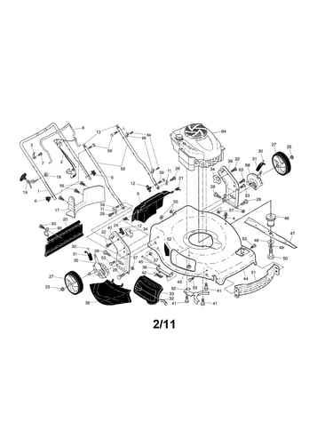 Engine/housing/handle