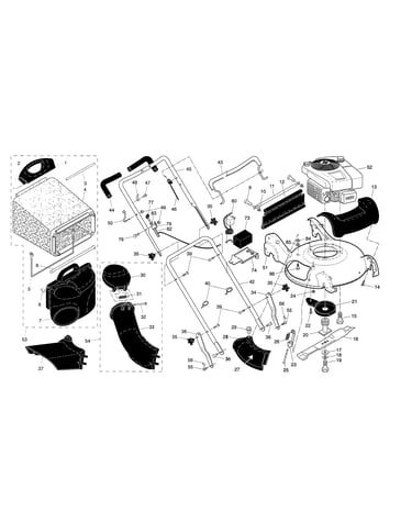Engine/housing/handle