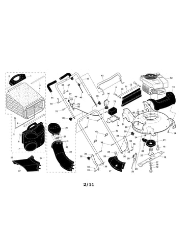 Engine/housing/handle