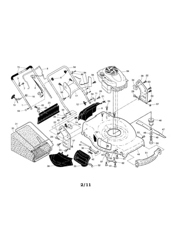 Engine/housing/handle