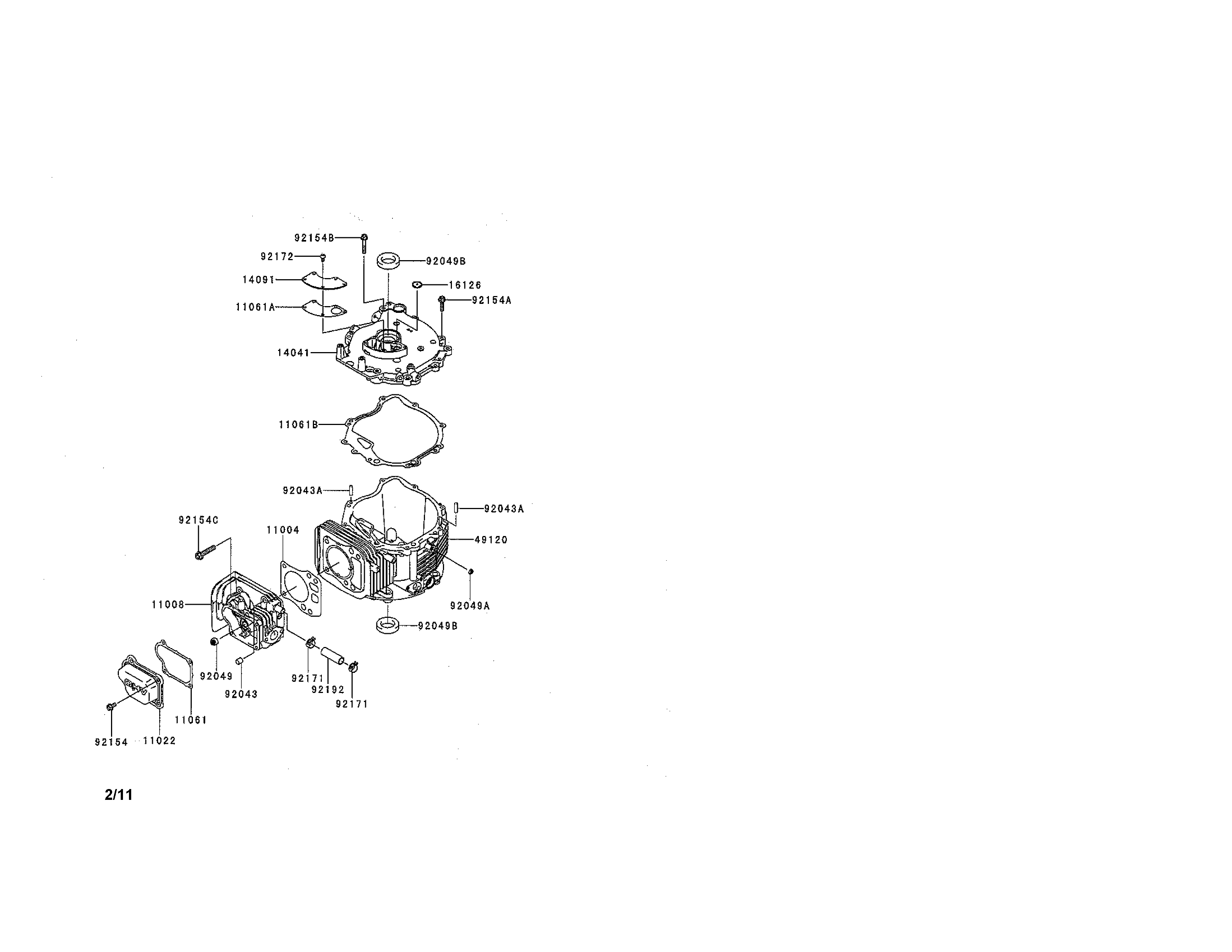 Cylinder/crankcase