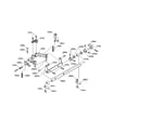 Singer CE-150 feed dog base/horizontal feed shaft diagram