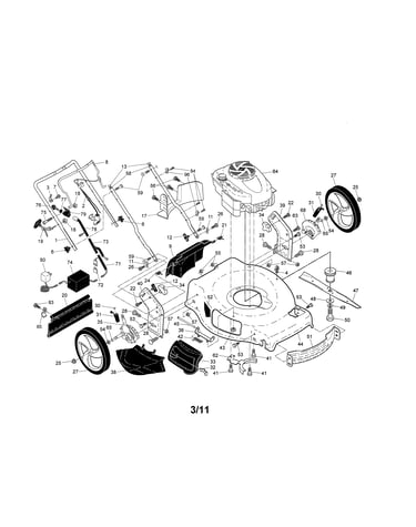 Engine/housing/handle