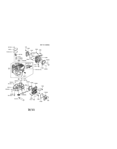 Cylinder/crankcase