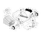 Craftsman 917376544 drive control/gear case/wheels diagram