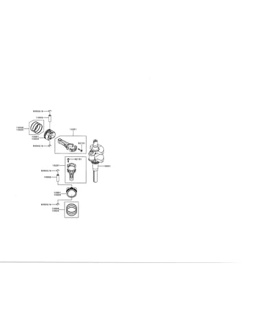 Piston/crankshaft