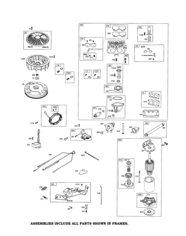 Carburetor/motor starter