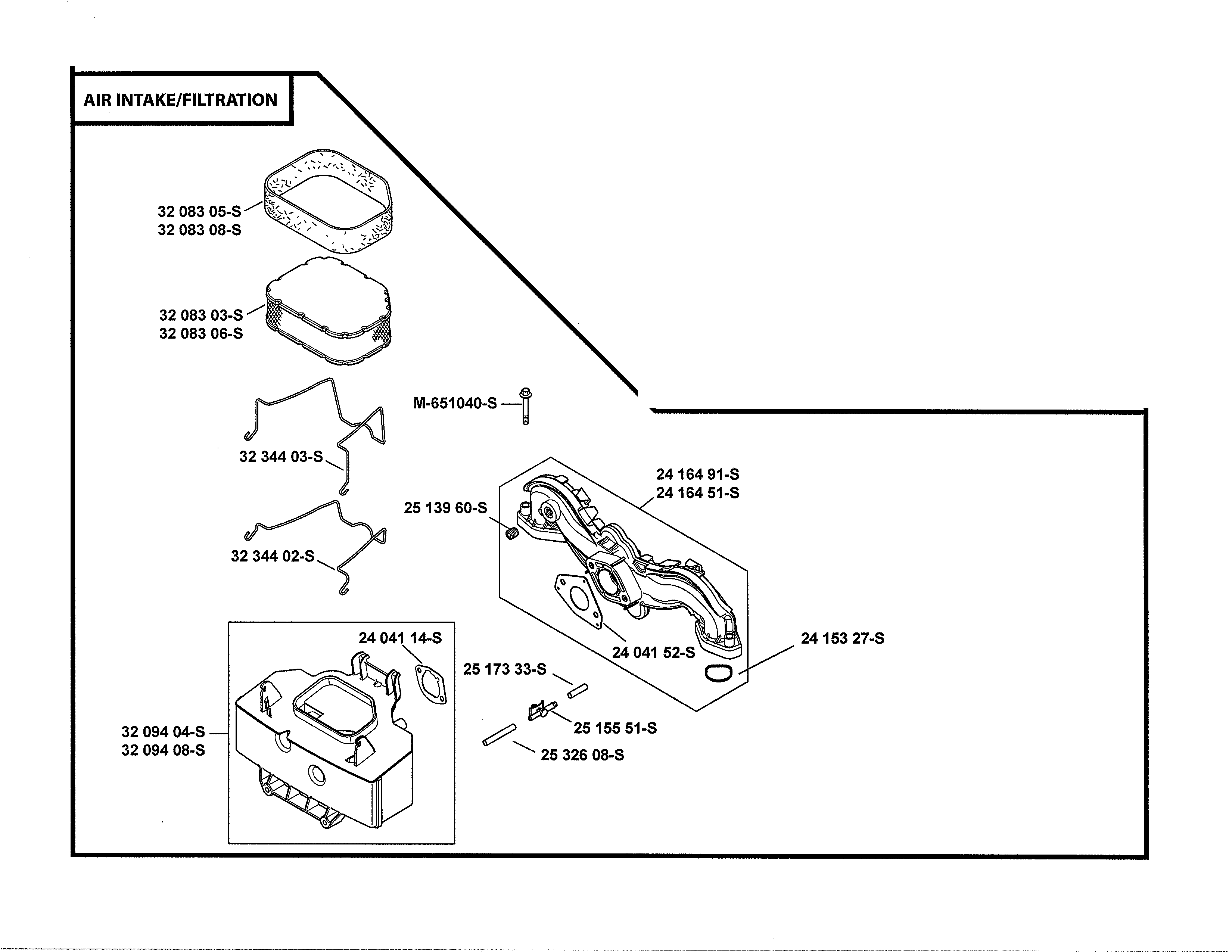 Air intake/filtration