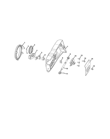 Clutch cover/gear cover