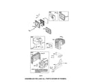 Briggs & Stratton 030467-0 muffler/air cleaner cover diagram