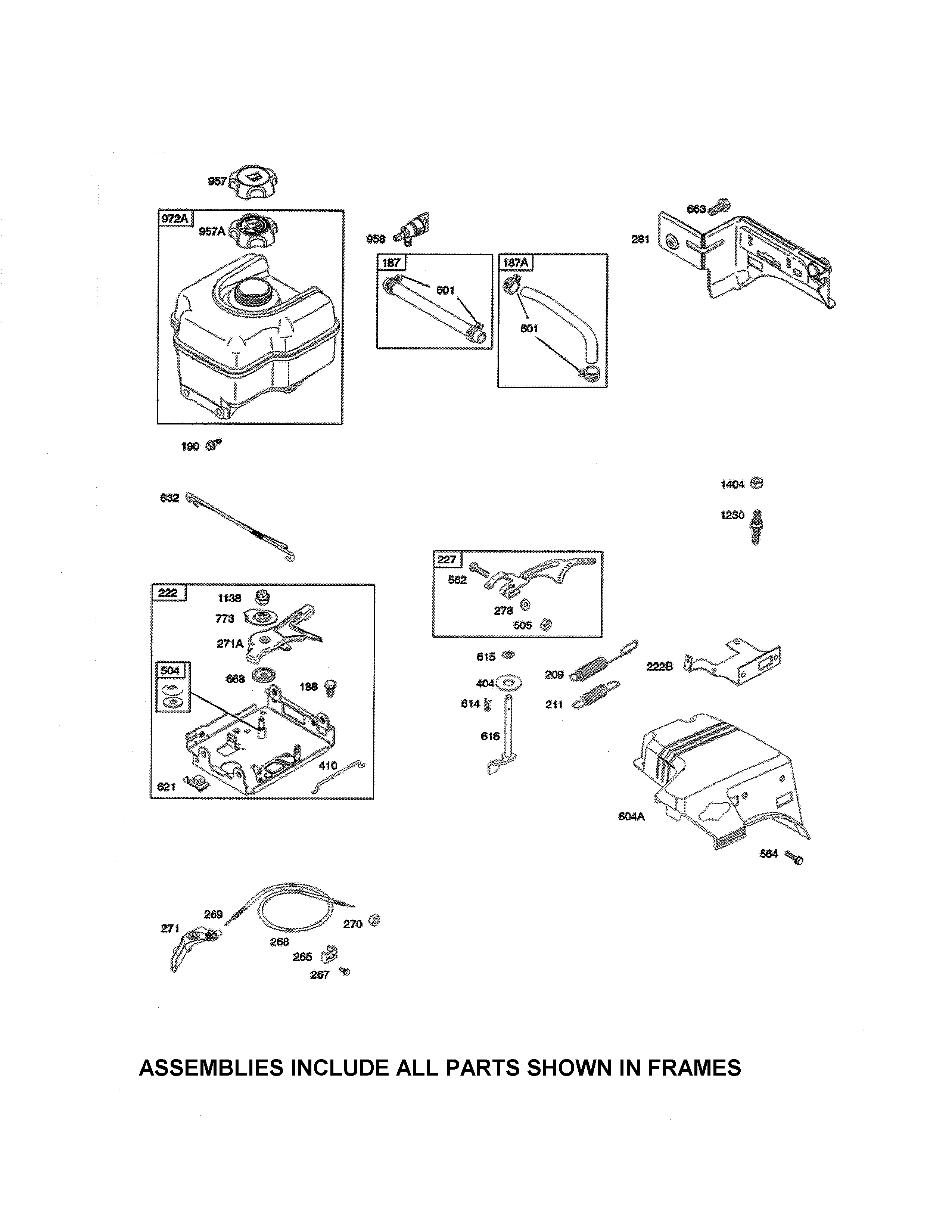 FUEL TANK/CONTROL BRACKET