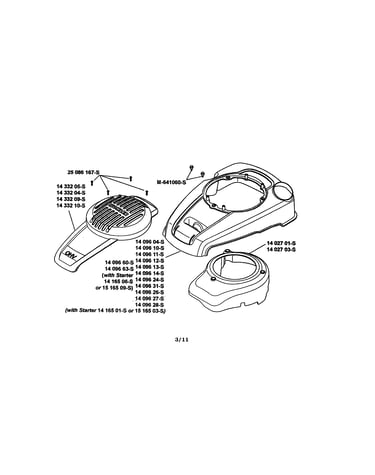 Blower housing/baffles